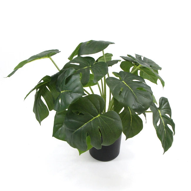 Sunwing Cheap Greenery Height 47cm Turtle Leaf Artificial Small Potted Plant Bonsai for Decoration