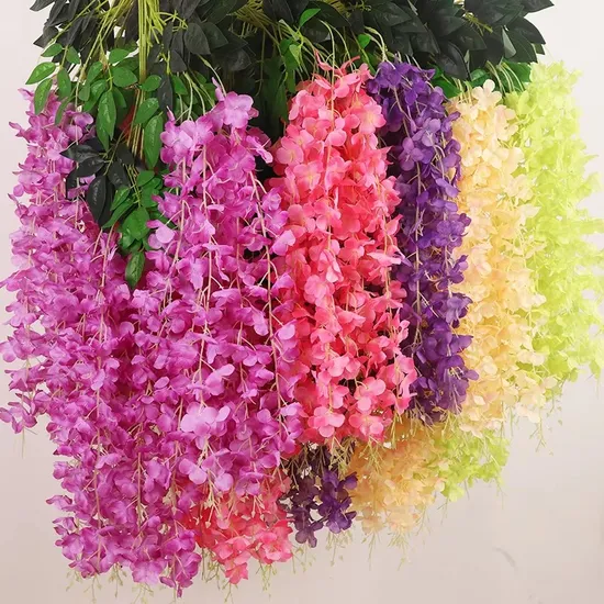 Wall Hanging Artificial Vines Flower Wedding Decoration