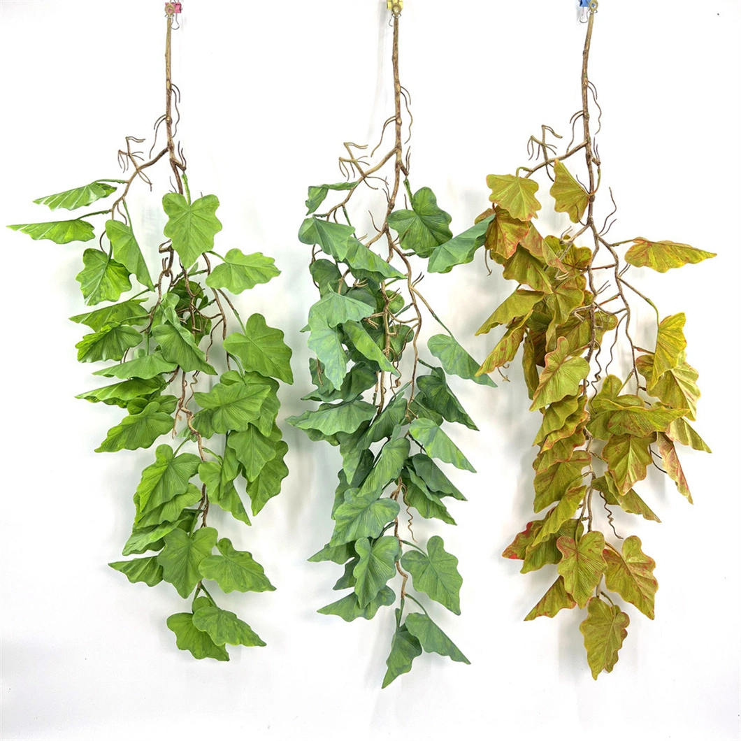 Artificial Willow Rattan Faux IVY Leaves Wall Fern Foliage Vines Hanging Succulent Plant