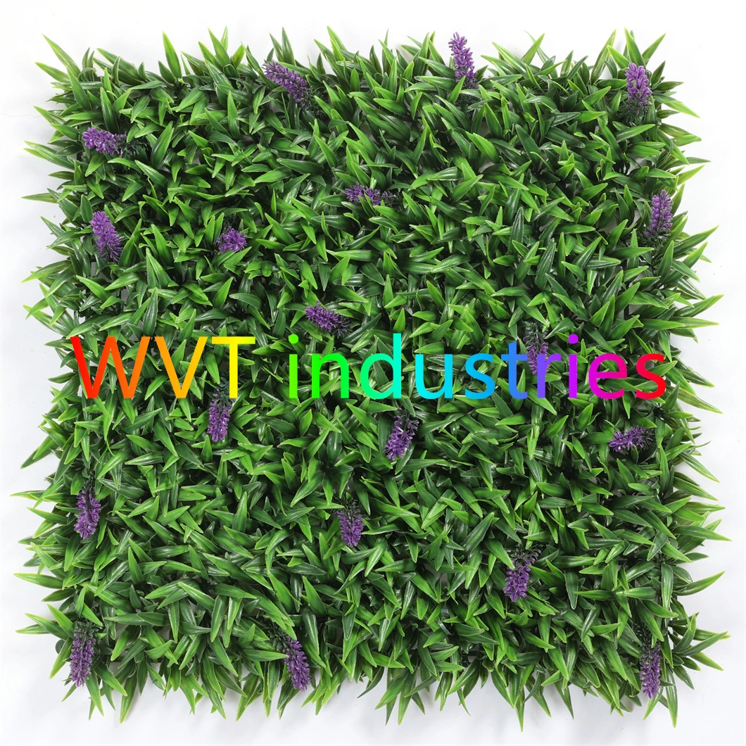 Anti UV Artificial Plastic IVY Foliage Faux Boxwood Vertical Garden Green Plant Wall Vines