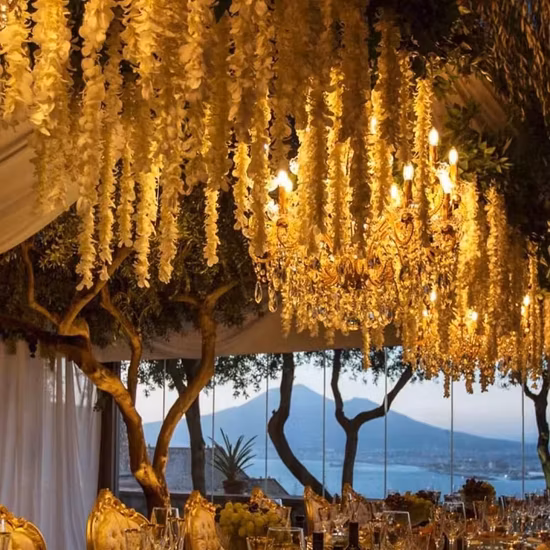 Wall Hanging Artificial Vines Flower Wedding Decoration