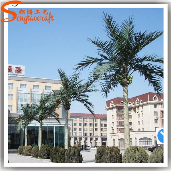 Factory Price Fiber Glass Artificial Coconut Tree Outdoor Customized Palm