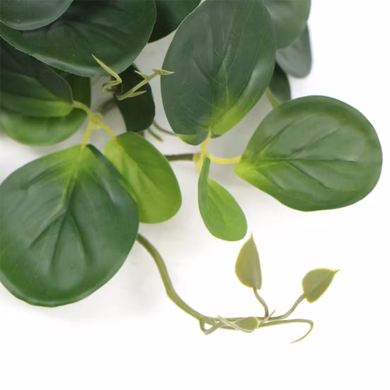 Modernes Design, 50 cm, Brunnenkresse-Blatt, künstliche Blätter aus Kunststoff, Zweige, Efeu-Rebe, für Heim-Hintergrunddekoration