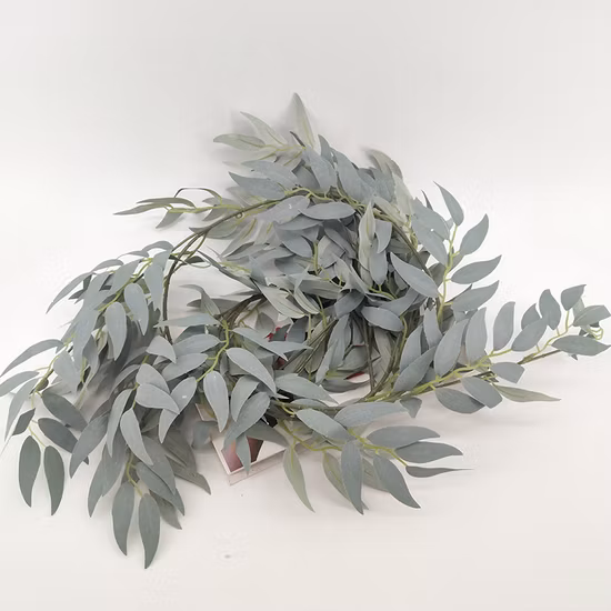 Dekoration für Zuhause, Hochzeit, hängende Blumen, Rattan, künstliche Efeu-Blattgirlande, immergrüne Ranken, 1,8 m