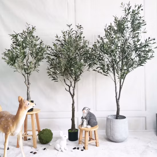 Großhandel mit neuem Design, Innendekoration, Kunstpflanze, künstlicher Olivenbaum, Bonsai für Zuhause, dekorativ